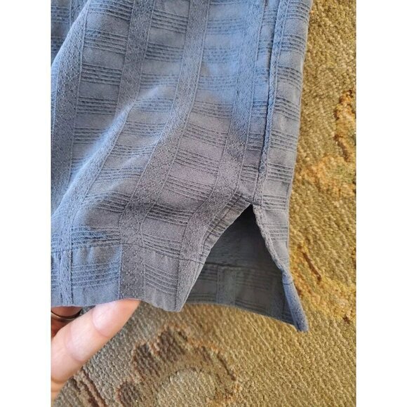 JAMAICA JAXX Shirt Mens 2XL XXL Button Down Blue Hawaiian 100% Silk Short Sleeve - Picture 5 of 8